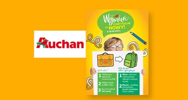 Ponad 2000 plecaków zebranych przez sieć Auchan